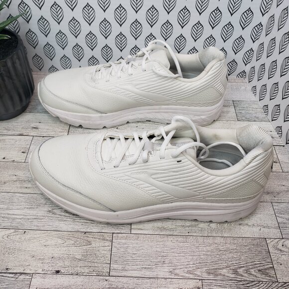 Mens Brooks Addiction Walker  White - 110318-1D-142 Size 13 - Picture 5 of 10